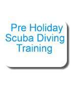 pre holiday scuba diving training